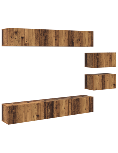 Set mobile TV Legno vecchio Legno multistrato