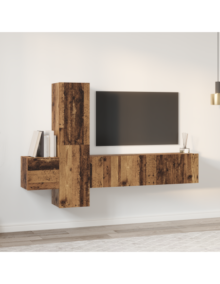 Set mobile TV 5 pcs Legno Antico Media 181 x 30 x 120 cm