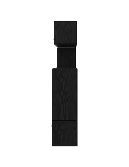 Set di Mobili per TV 10 pcs Rovere Nero 180 x 30 x 90.5 cm
