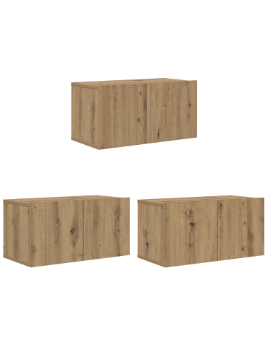 Set mobile TV Rovere artigianale Legno multistrato