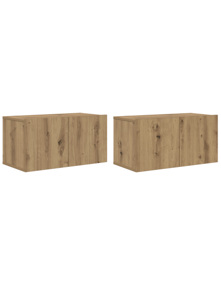 Set mobile TV Rovere artigianale Legno multistrato