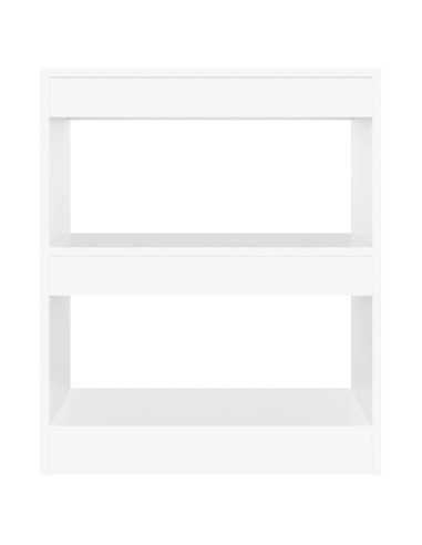 Libreria/Divisorio Bianco 60x30x72 cm