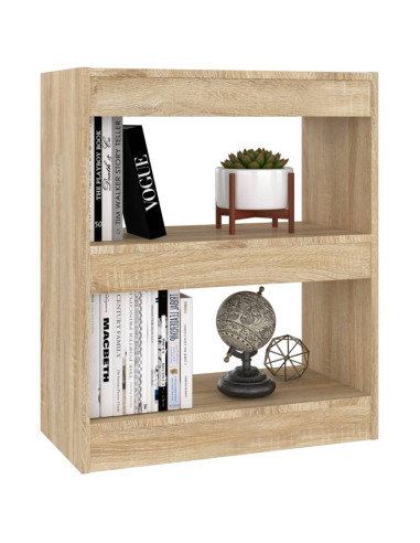 Libreria/Divisorio Rovere Sonoma 60x30x72 cm