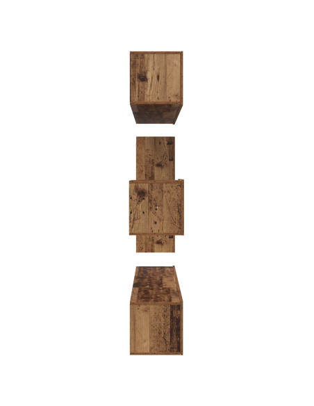 Set di Mobili per TV 8 pcs Legno Antico 30.5 x 30 x 90 cm
