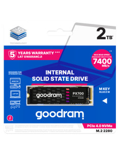 Goodram PX700 SSD SSDPR-PX700-02T-80 drives allo stato solido 2,05 TB M.2 PCI Express 4.0 NVMe 3D NAND 2