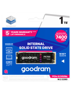 Goodram PX700 SSD SSDPR-PX700-01T-80 drives allo stato solido 1,02 TB M.2 PCI Express 4.0 NVMe 3D NAND 2