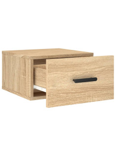 Comodini a Muro 2 pz Rovere Sonoma 35x35x20 cm 2