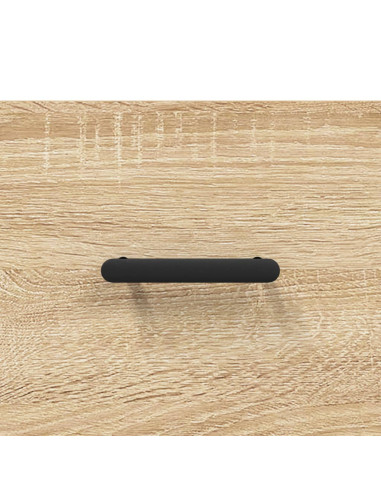 Comodini a Muro 2 pz Rovere Sonoma 35x35x20 cm