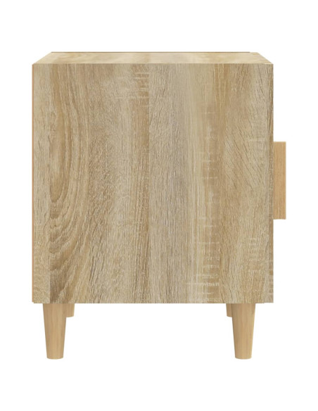 Comodino Rovere Sonoma in Legno Multistrato
