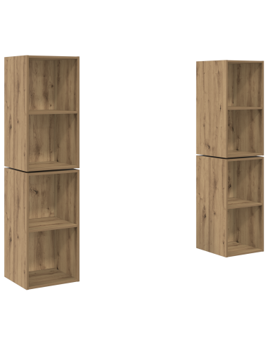 Set mobile TV 4 pcs Rovere artigianale 37 x 37 x 72 cm