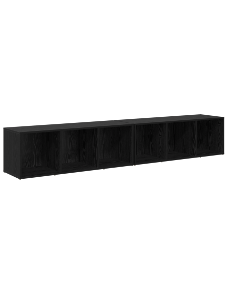 Set mobile TV 2 pcs Rovere Nero 37 x 35 x 107 cm