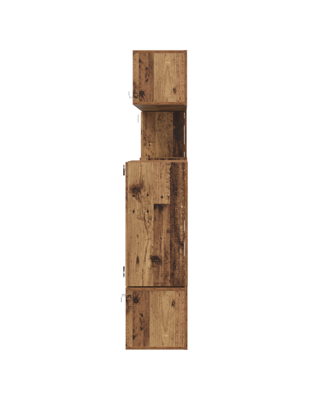 Set mobile TV 8 pcs Legno Antico Media 30.5 x 30 x 30 cm