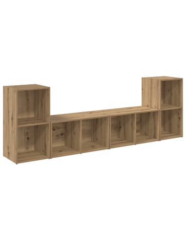 Set mobile TV 4 pcs Rovere artigianale 37 x 37 x 72 cm