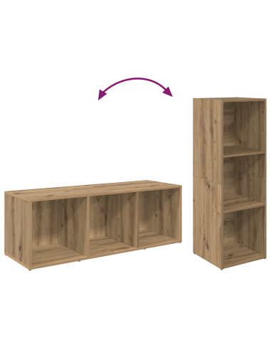 Set mobile TV 2 pcs Rovere artigianale 107 x 35 x 37 cm