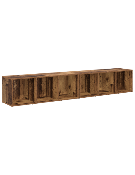 Set mobile TV 2 pcs Legno vecchio 37 x 35 x 107 cm