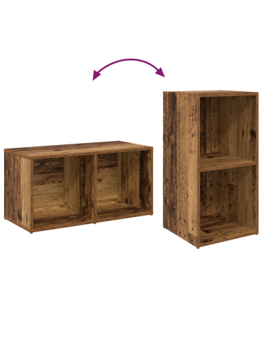 Set mobile TV 2 pcs Legno vecchio 72 x 35 x 36,5 cm