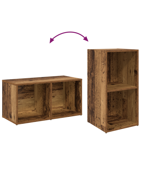 Set mobile TV 2 pcs Legno vecchio 72 x 35 x 36,5 cm