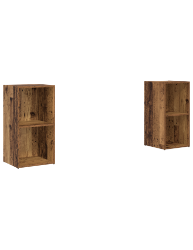 Set mobile TV 2 pcs Legno vecchio 72 x 35 x 36,5 cm