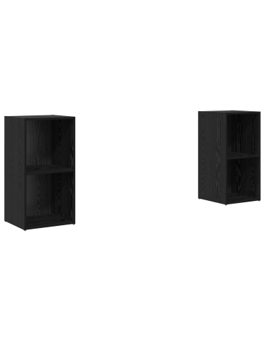 Set mobile TV 2 pcs Rovere Nero 72 x 35 x 36,5 cm