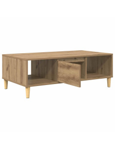 Tavolino da salotto Rovere artigianale 102 x 55 x 35 cm