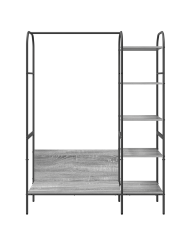 Stendibiancheria Grigio 120 x 44 x 160 cm Legno multistrato