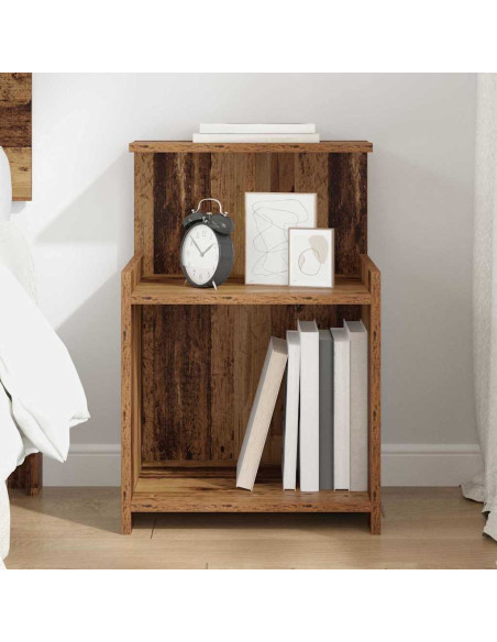 Armadietto per letto Legno antico 40 x 35 x 60 cm Truciolare
