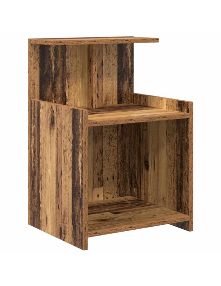 Armadietto per letto Legno antico 40 x 35 x 60 cm Truciolare