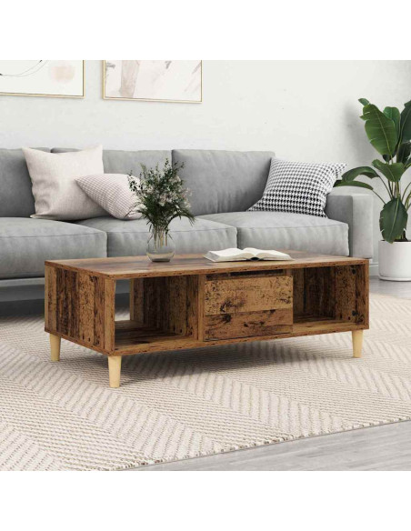 Tavolino da salotto Legno vecchio 102 x 55 x 35 cm