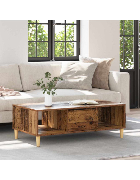 Tavolino da salotto Legno vecchio 102 x 55 x 35 cm