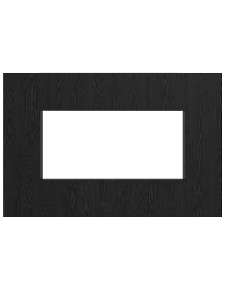 Set mobile TV Montaggio a parete Rovere Nero Legno multistrato