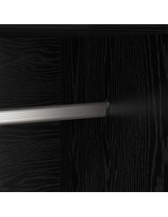 Guardaroba Rovere Nero 82,5 x 51,5 x 180 cm Legno multistrato 2
