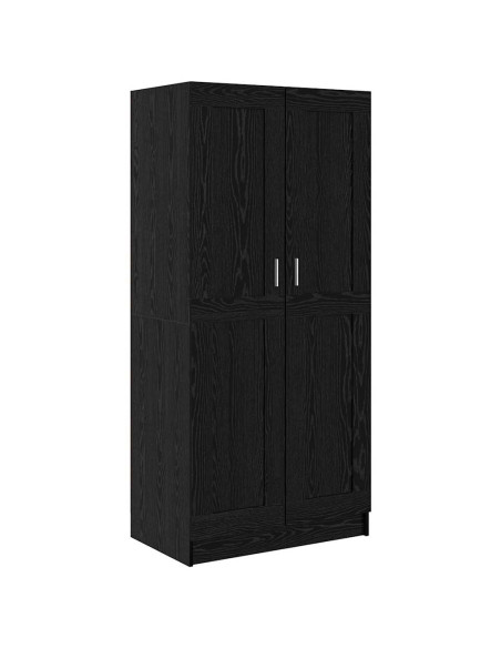 Guardaroba Rovere Nero 82.5 x 51.5 x 180 cm Legno multistrato