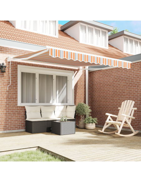 Tenda Retrattile Multicolore 300x250 cm Tessuto