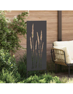 Schermo per privacy in giardino Floreale Nero 50 x 140 cm