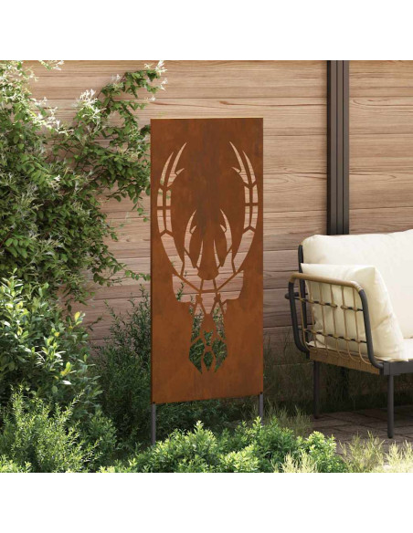 Pannello Decorativo da Giardino Ruggine 50 x 140 cm