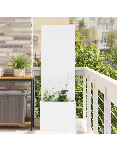 Schermo per privacy in giardino Traforo Bianco 50 x 32 x 150 cm