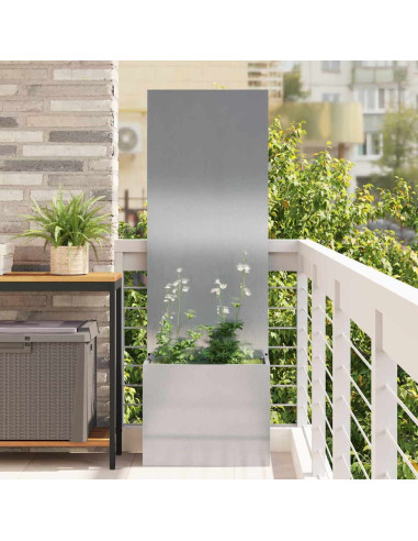 Schermo per privacy in giardino Argento 50 x 32 x 150 cm