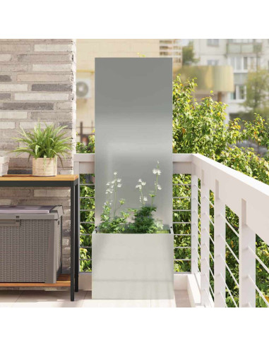 Schermo per privacy in giardino Argento 50 x 32 x 150 cm