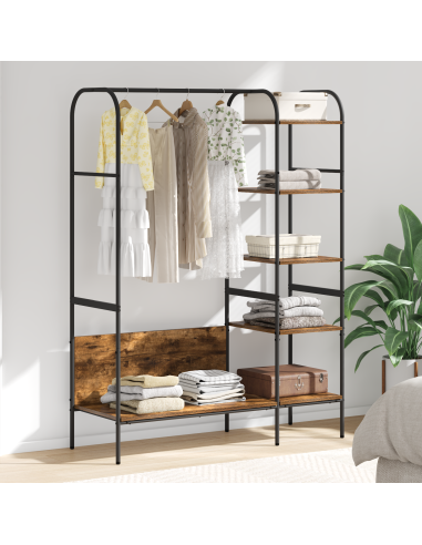 Stendibiancheria Rovere Marrone 120 x 44 x 160 cm