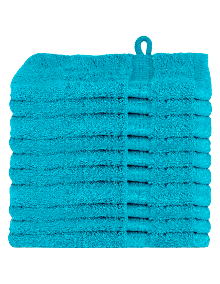 Fazzoletti 10 pcs Turchese 15 x 21 cm Cotone