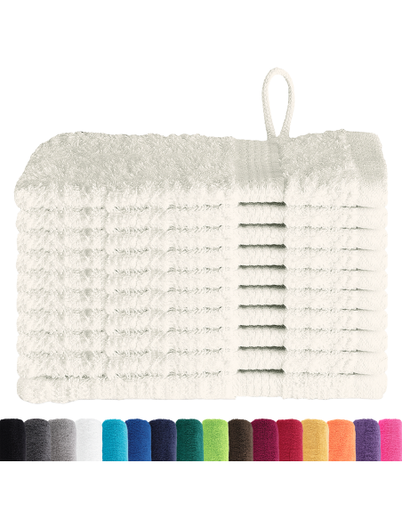Fazzoletti 10 pcs Crema 15 x 21 cm Cotone
