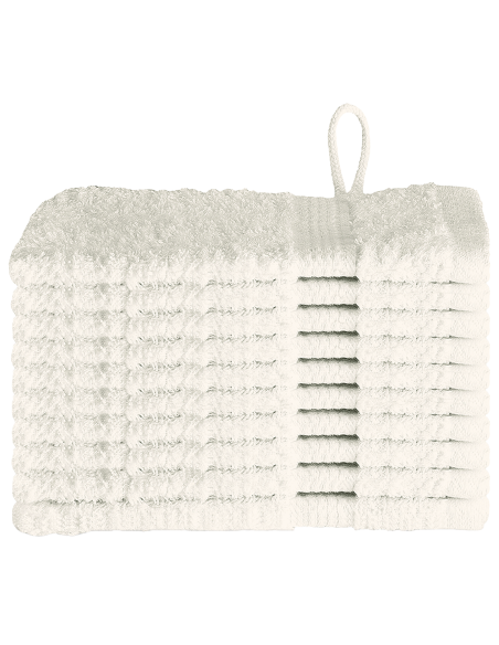Fazzoletti 10 pcs Crema 15 x 21 cm Cotone