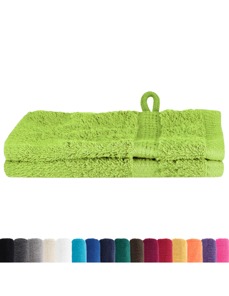 Asciugamano per Ospiti SOLUND Verde 550 gsm