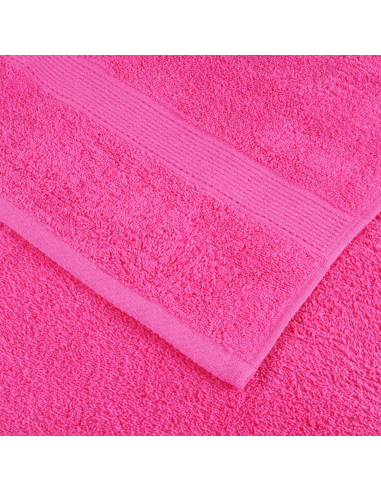 Asciugamano per Ospiti SOLUND 4 pcs Rosa 15 x 21 cm 550 gsm
