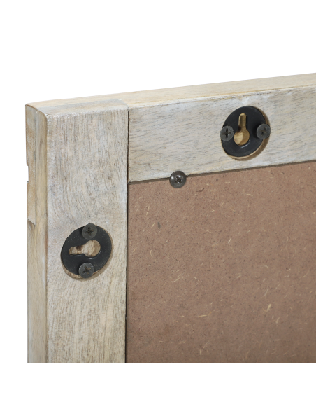 Specchio da bagno con specchio Marrone 70 x 50 x 2,5 cm