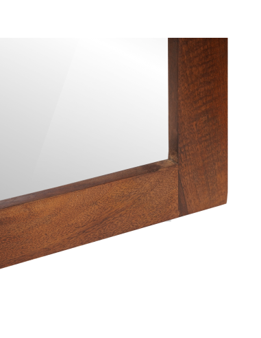 Specchio Rettangolare Marrone e Argento 50 x 2,5 x 70 cm