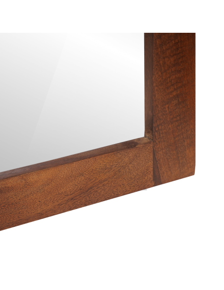 Specchio Rettangolare Marrone e Argento 50 x 2,5 x 70 cm