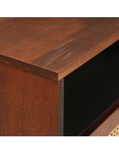 Comodini con cassetto 50 x 33 x 62 cm Legno di mango massello 2