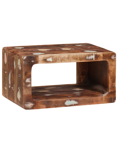 Comodino Marrone 45 x 30 x 24 cm Legno Recuperato Massello