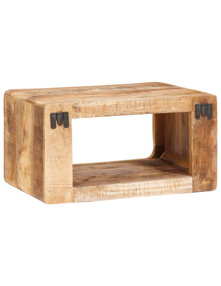 Comodino 2 pcs Marrone 45 x 30 x 24 cm Legno di mango massello